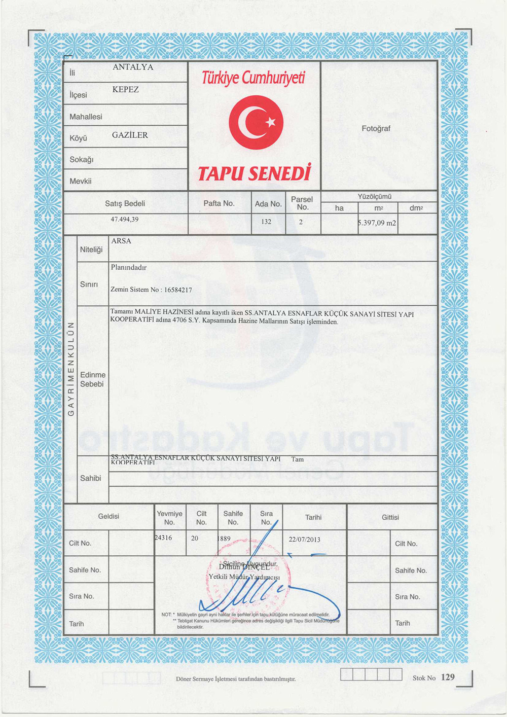 Kuruluş belgesi sayfa 3